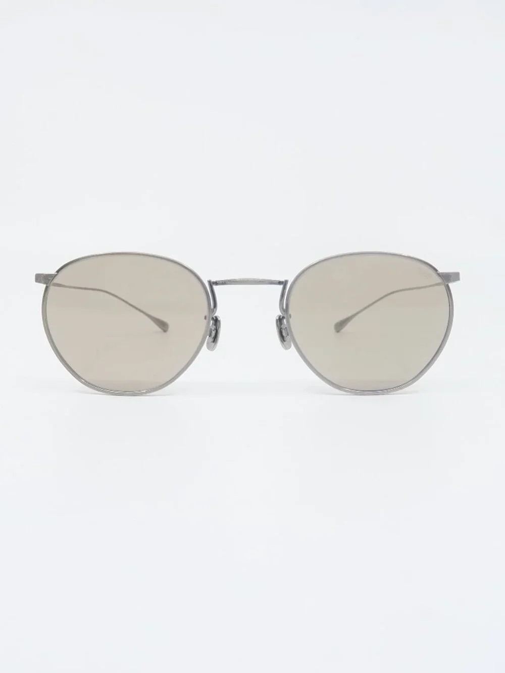 EYEVAN 7285 #188 801 Light Gray Titanium Round New Sunglasses Frames.